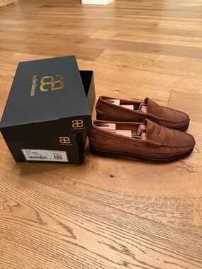 Like New Allen Edmonds Sequoia Loafers 11.5E (wide) Chestnut Suede.